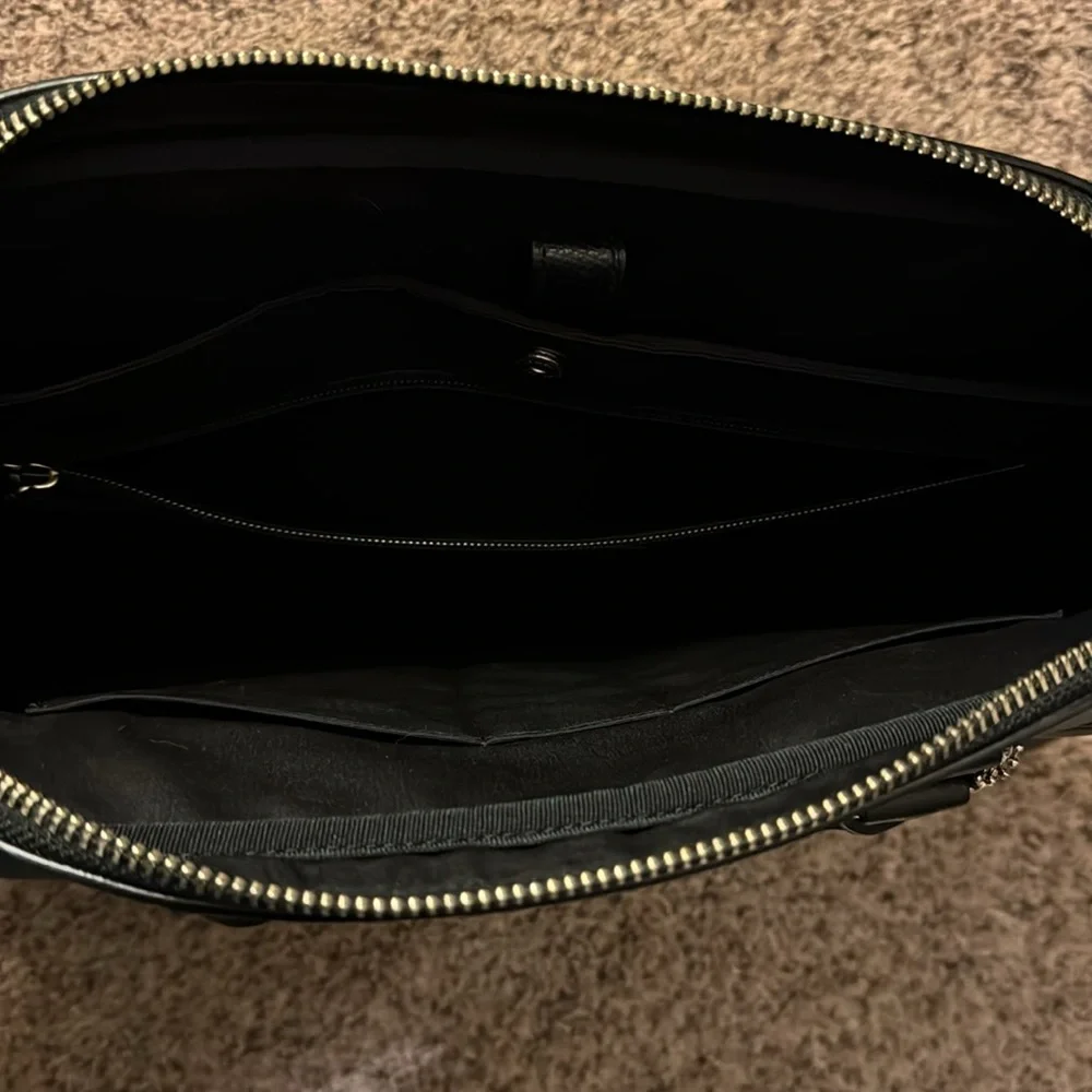 Coach leather laptop / briefcase